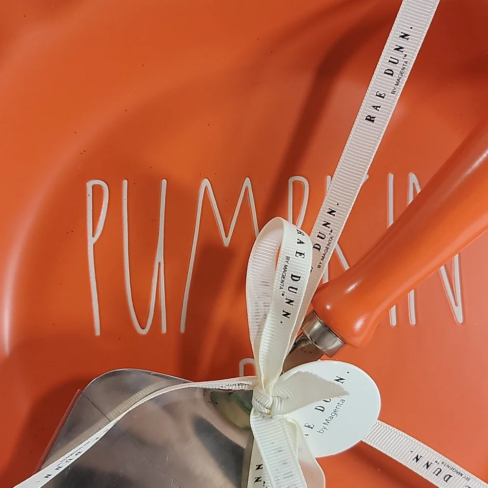 Rae Dunn Pumpkin Pie Dish and